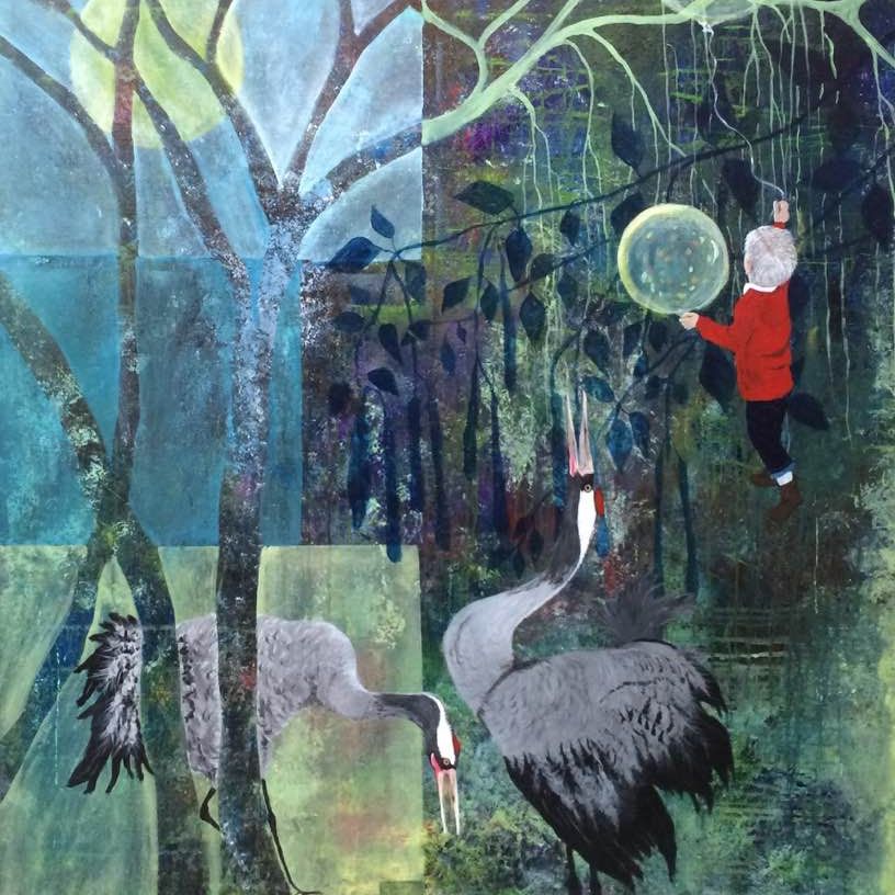 Akryl på lærred.
!50 x 120 cm.
Privateje