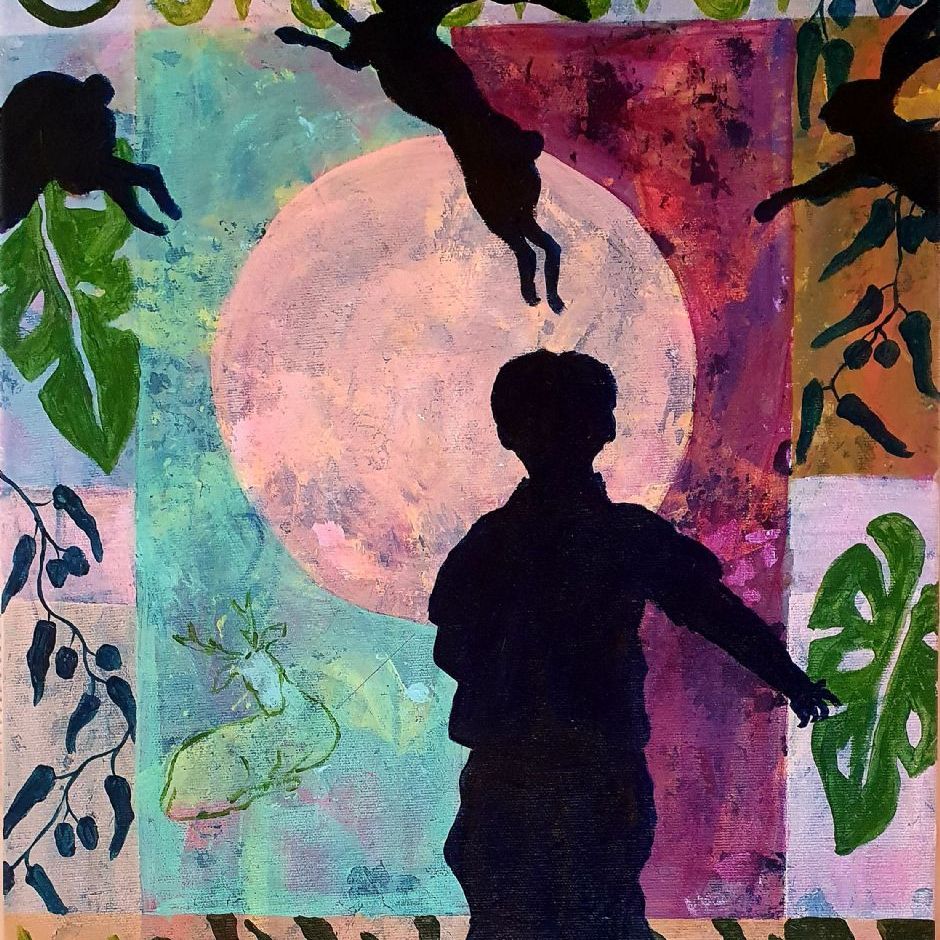 Akryl på lærred
50 x 40 cm
Udlånt til Skolekunst M/V
i 2024/25