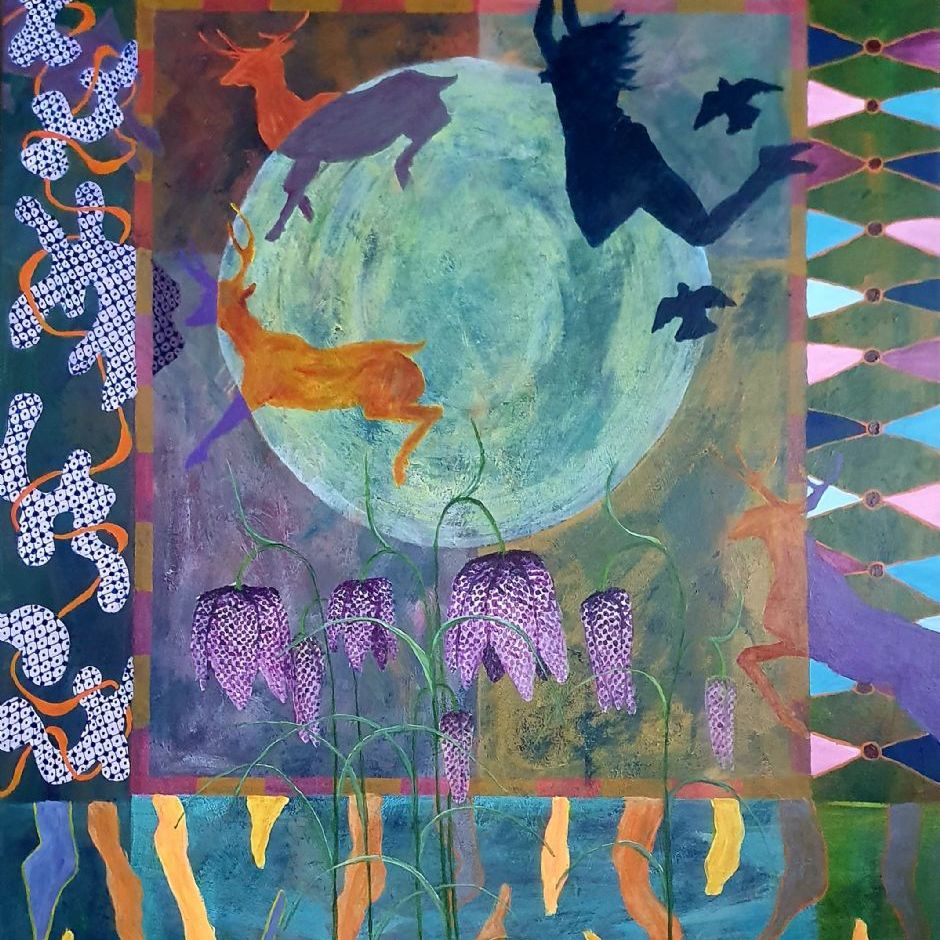 Akryl på lærred
90 x 70 cm